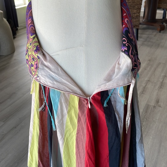 J. Peterman Bohemian Boho MIDI Skirt Size 6 - Picture 5 of 8